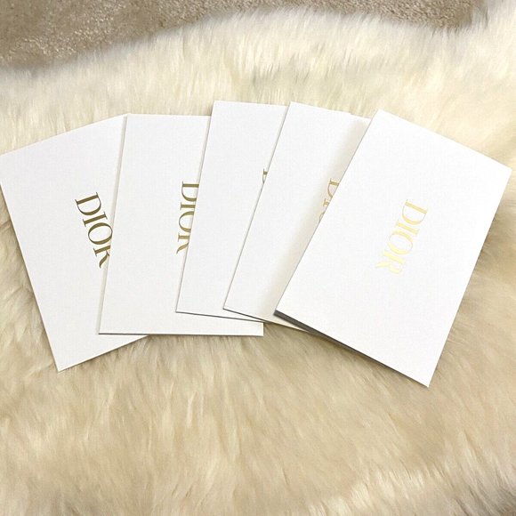 Dior Receipt White Holder Envelope x 5 - Picture 2 of 3